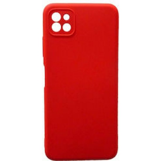 Forcell Lite Back Cover Σιλικόνης Κοκκινο (Galaxy A22 5G)