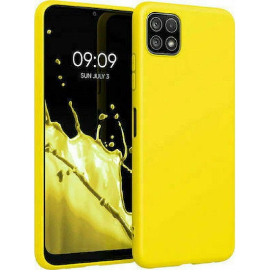 Back Cover Σιλικόνης Κιτρινο (Galaxy A22 5G)