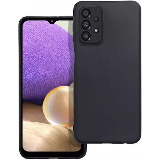 Forcell Matt Back Cover Μαύρο (Galaxy A23)