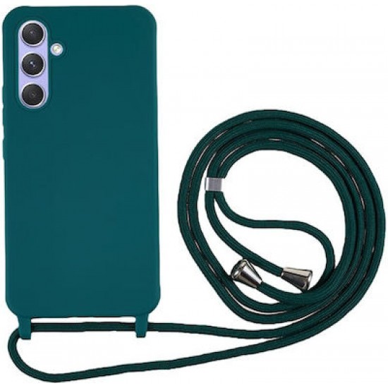 Senso Color Back Cover με Λουράκι Πρασινο (Samsung A24)