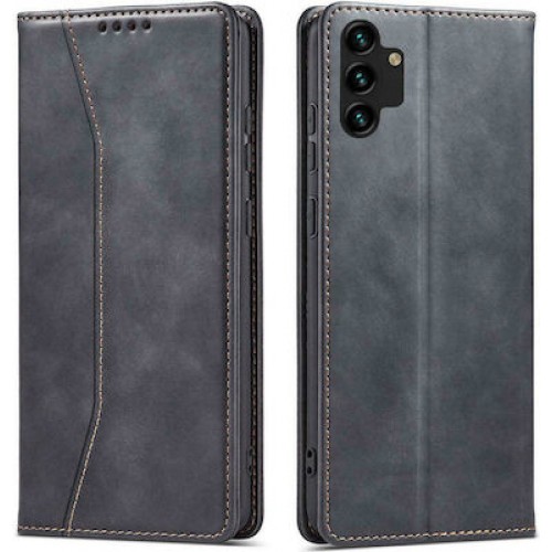 Hurtel Magnet Fancy Wallet Δερματίνης Μαύρο (Galaxy A13 5G)