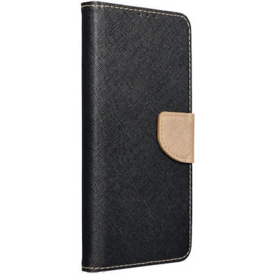 Fancy Wallet Δερματίνης Black / Gold (Galaxy A34)