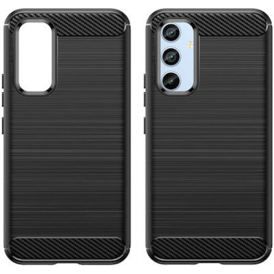 Hurtel Carbon Back Cover Σιλικόνης Μαύρο (Galaxy A54)