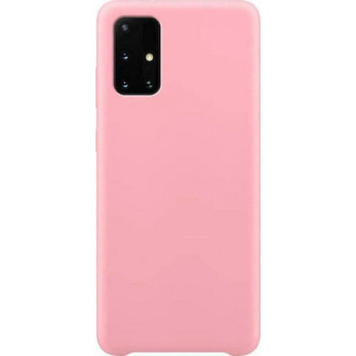 Hurtel Soft Flexible Rubber Back Cover Σιλικόνης Ροζ (Galaxy A72)
