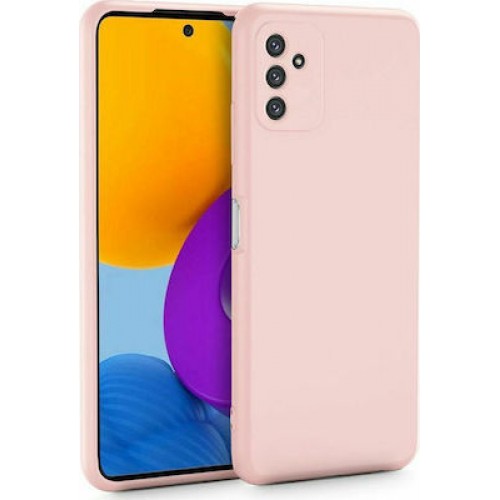Θήκη Σιλικόνης Soft TPU Back Cover για Samsung Galaxy M52 5G - Ροζ Απαλό