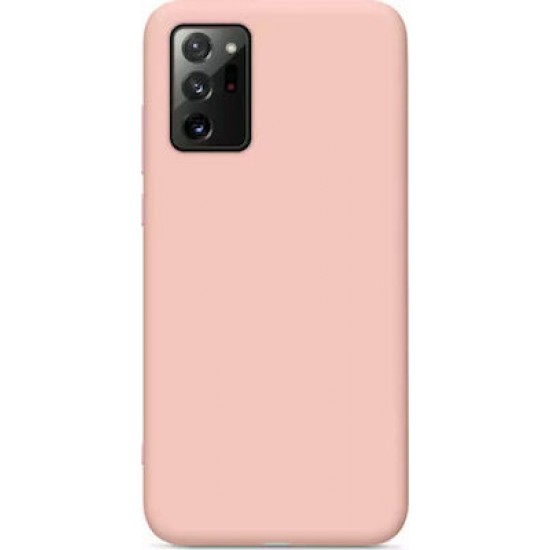 Senso Soft Touch Back Cover Σιλικόνης Ροζ (Galaxy Note 20 Ultra)