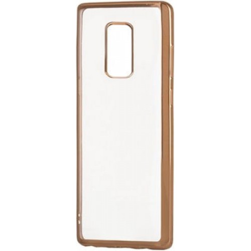 Hurtel Hurtel Metallic Slim Back Cover Σιλικόνης Χρυσό / Διάφανο (Galaxy S9)