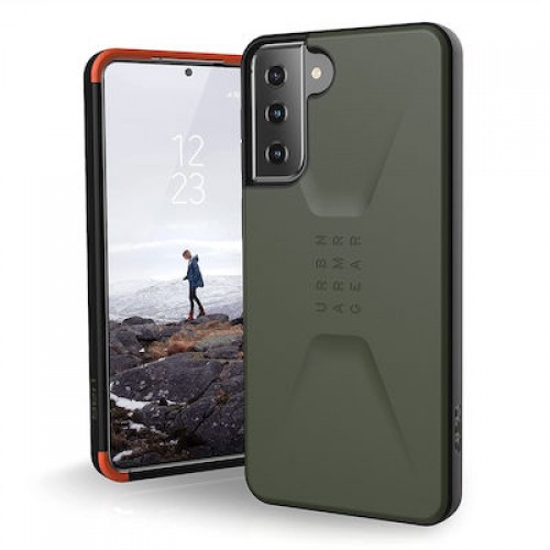 UAG Civilian Back Cover Πλαστικό Ανθεκτική Olive Drab (Galaxy S21 Plus  5G) UAG Civilian Back Cover Πλαστικό Ανθεκτική Olive Drab (Galaxy S21 Plus  5G)