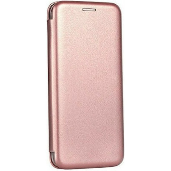 Θήκη Book Elegance για Samsung Galaxy S21 Plus σε Ροζ -Χρυσό Ροζ χρυσό Flip Wallet Δερματίνη, Σιλικόνη
