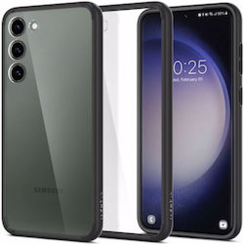 Spigen Ultra Hybrid Back Cover Σιλικόνης Matte Black (Galaxy S23 Plus)