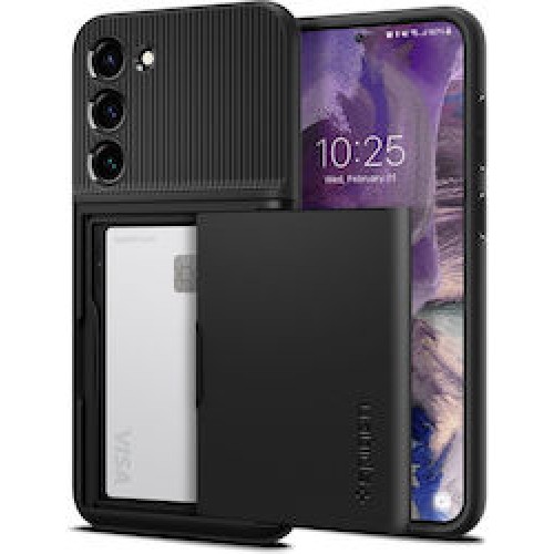Spigen Slim Armor CS Back Cover Πλαστικό / Σιλικόνης Ανθεκτική Μαύρο (Galaxy S23 Plus)