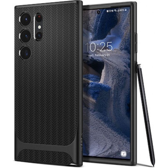 Spigen Neo Hybrid Back Cover Πλαστικό / Σιλικόνης Μαύρο (Galaxy S23 Ultra)