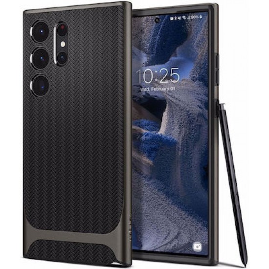 Spigen Neo Hybrid Back Cover Πλαστικό / Σιλικόνης Ανθεκτική Gunmetal (Galaxy S23 Ultra)