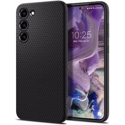 Spigen Liquid Air Back Cover Σιλικόνης Matte Black (Galaxy S23)