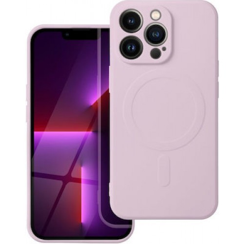 Mag Back Cover Σιλικόνης Ροζ (Galaxy S24 Ultra)