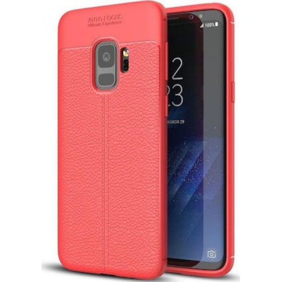 XCase Football Grain Κόκκινο (Galaxy S9 Plus)