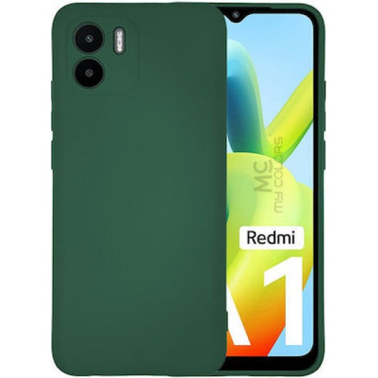 Back Cover Σιλικόνης Πρασινο (Redmi A1 / A2)