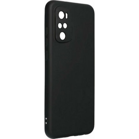 Forcell Silicone Back Cover Μαυρο (Redmi Note 10 Pro)