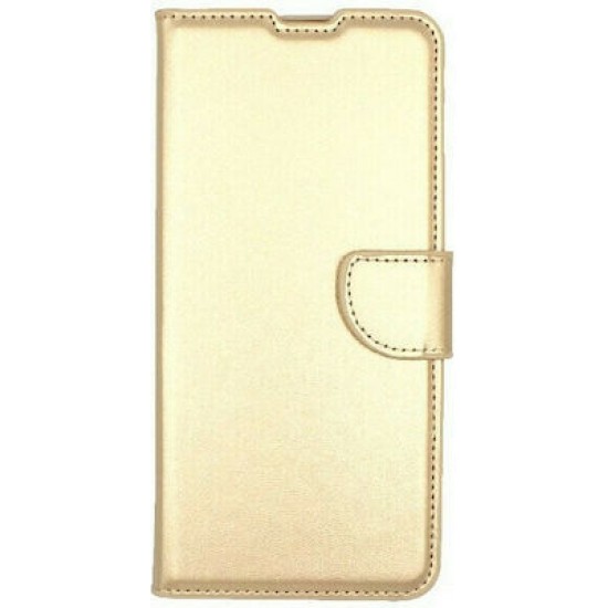 Wallet Δερματίνης Χρυσό (Redmi Note 10 Pro)