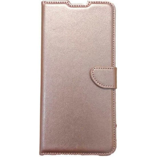 Wallet Δερματίνης Ροζ Χρυσό (Redmi Note 10 Pro)