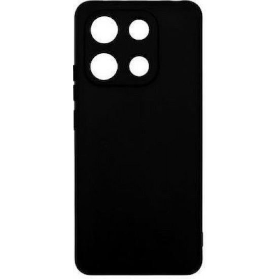 Soft Back Cover Σιλικόνης Μαυρο (Redmi Note 13 5G)