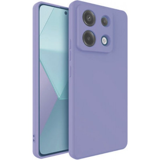 Silky Soft Back Cover Σιλικόνης Μωβ (Redmi Note 13 Pro 5G)