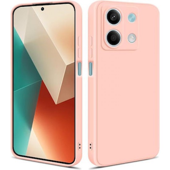 Silky Soft Back Cover Σιλικόνης Ανοιχτο Ροζ (Redmi Note 13 Pro 5G)