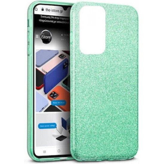 Glitter Strass Back Cover Σιλικόνης Πρασινο (Redmi Note 13 Pro 5G)