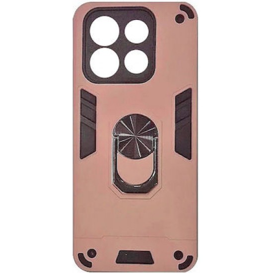 Holder Back Cover Ανθεκτικό Ροζ Χρυσο (Redmi Note 13 Pro 5G)