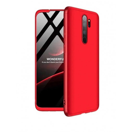 360 Full Cover Σιλικόνης Κοκκινο (Xiaomi Note 8 Pro)