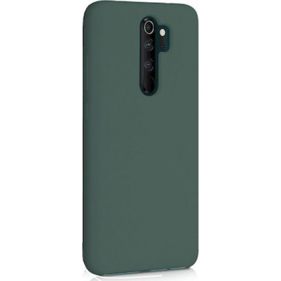Back Cover Σιλικόνης Σκουρο Πράσινο (Redmi Note 8 Pro)