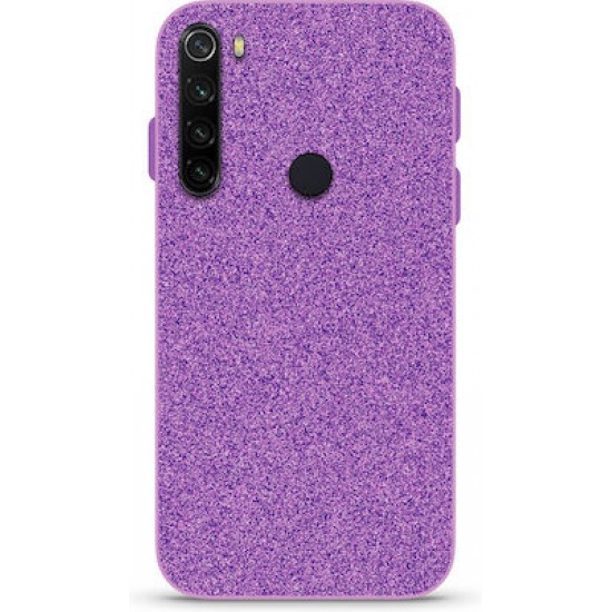 Sonique Shiny Back Cover Σιλικόνης Μωβ (Redmi Note 8T)
