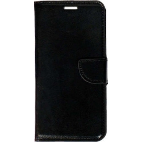 Book Δερματίνης Μαύρο (Redmi Note 9S / 9 Pro / 9 Pro Max)