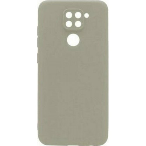 iNOS Back Cover Σιλικόνης Γκρι (Redmi Note 9)
