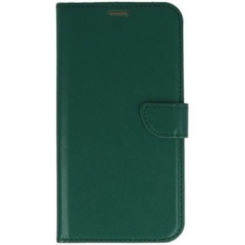 Book Δερματίνης Πρασινο (Redmi Note 9)