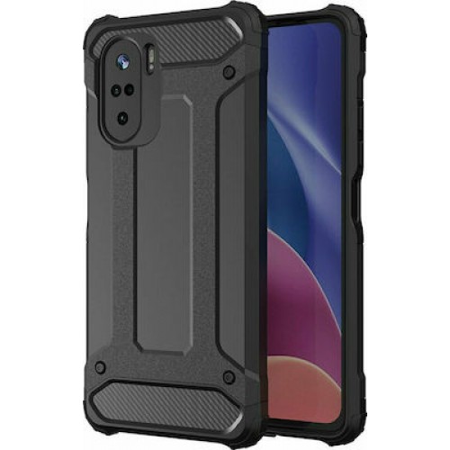 Θήκη Hybrid Armor για Xiaomi Poco F3 / Mi 11i - Μαύρη