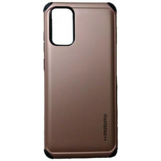 Θήκη motomo Back Cover Για Xiaomi Poco M3 Ροζ Χρυσο