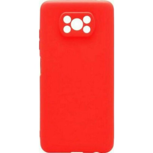 iNOS Soft TPU Back Cover Σιλικόνης Κόκκινο (Poco X3 NFC / X3 Pro)