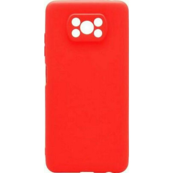 iNOS Soft TPU Back Cover Σιλικόνης Κόκκινο (Poco X3 NFC / X3 Pro)