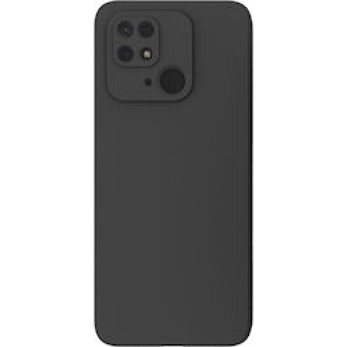 Soft Touch Back Cover Σιλικόνης Μαυρο (Redmi 10C)