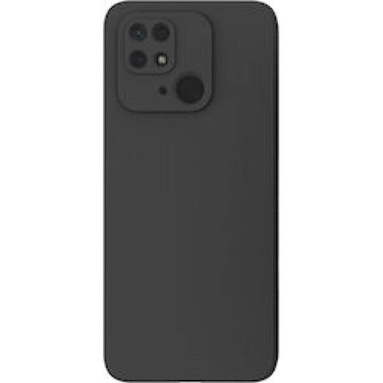 Soft Touch Back Cover Σιλικόνης Μαυρο (Redmi 10C)