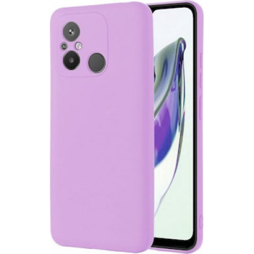 Θήκη Σιλικονης Για Xiaomi Redmi 12C Μωβ
