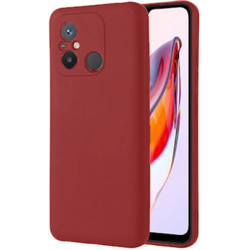 Θήκη Σιλικονης Για Xiaomi Redmi 12C Μπορντο
