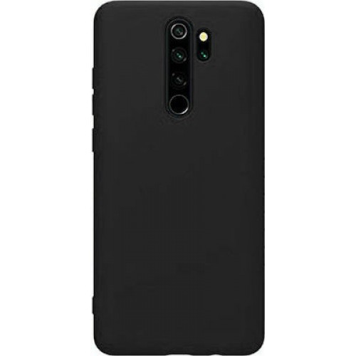 Solid Back Cover Σιλικόνης Μαυρο (Redmi 9)