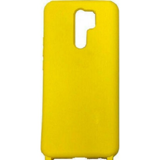 Solid Back Cover Σιλικόνης Κιτρινο (Redmi 9)
