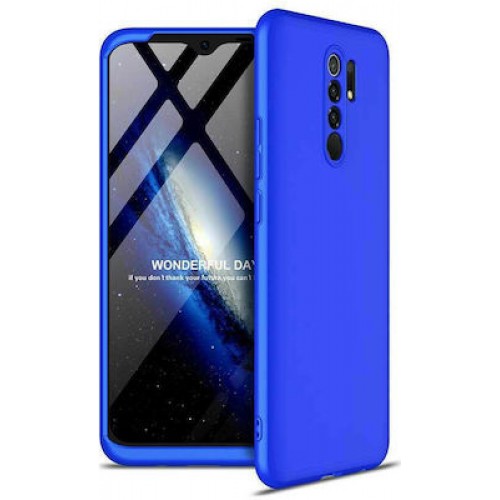 GKK 360 Full Cover Πλαστικό Μπλε (Redmi 9)