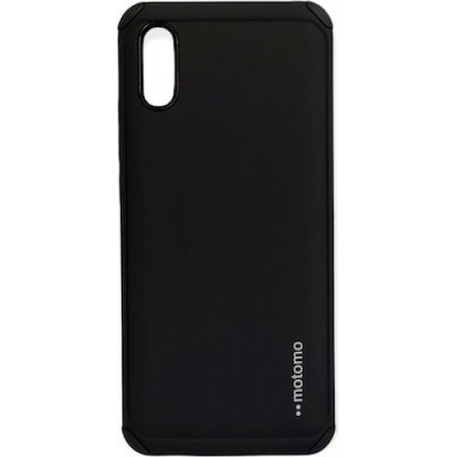 Motomo Tough Armor Back Cover Συνθετική Ανθεκτική Μαύρο (Redmi 9A / 9AT)
