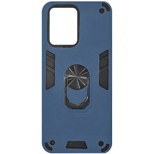 Hybrid Shockproof 360 Full Cover Μεταλλική Ανθεκτική Μπλε (Redmi Note 12 4G)