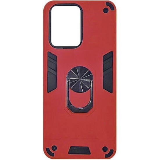 Hybrid Shockproof 360 Full Cover Metal Durable Κοκκινο (Redmi Note 12 5G / Poco X5 Pro)