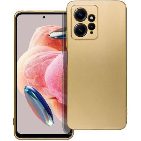 Soft Silicone Back Cover Χρυσο (Xiaomi Redmi Note 12 Pro / Poco X5 Pro)